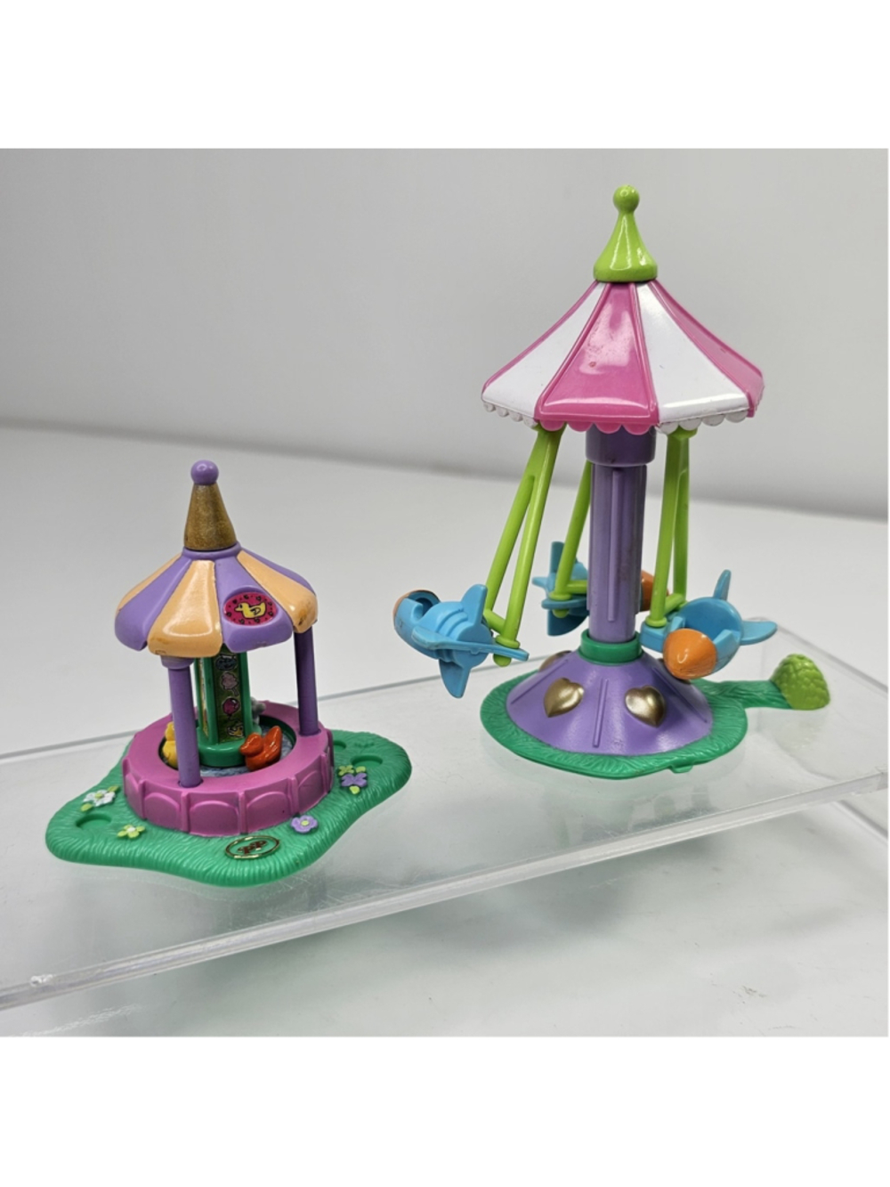 Vintage Polly Pocket Bluebird Duck Chase Rocket Ride Incomplete Sets